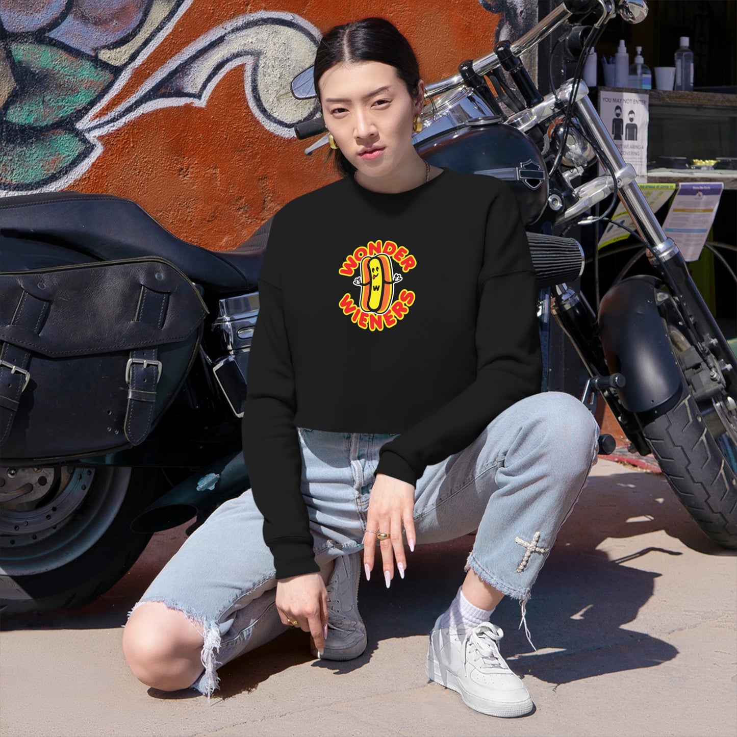 Wonder Wieners Cropped Sweatshirt