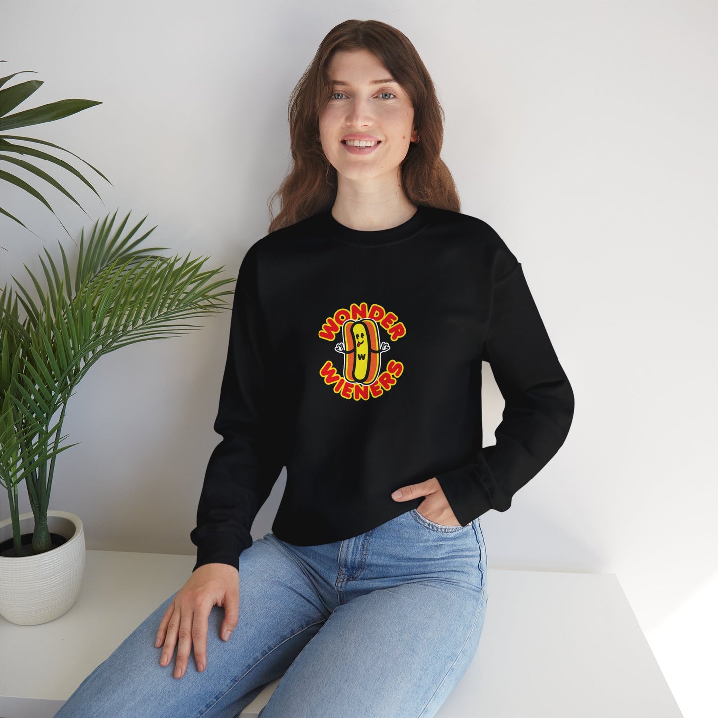 Wonder Wieners Cozy Crewneck Sweatshirt