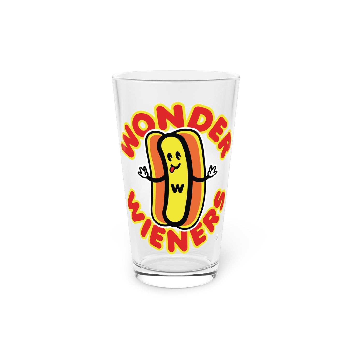 Wonder Wieners Pint Glass